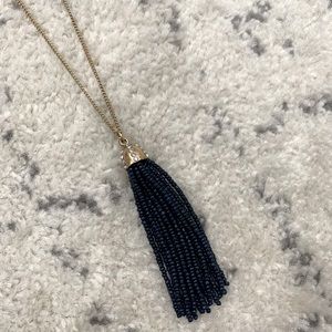 J crew long tassel necklace